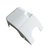 White adjustable reptile basking platform with suction cups for turtles and amphibians
