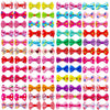 Variedad de clips y lazos de pelo coloridos para el aseo de perros y gatos