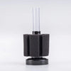 A black biochemical sponge filter with a clear tube, used for aquarium air pumps.