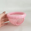 Pink acrylic hammock for betta and shrimp aquarium decor