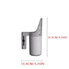 A light gray 2-in-1 cat litter scoop and sifter with measurements shown.