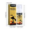 Box and bottle of Yegbong pet skin soothing spray for relief and protection.