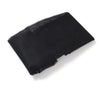 Black multipurpose safety net designed for use on balconies and stairs.