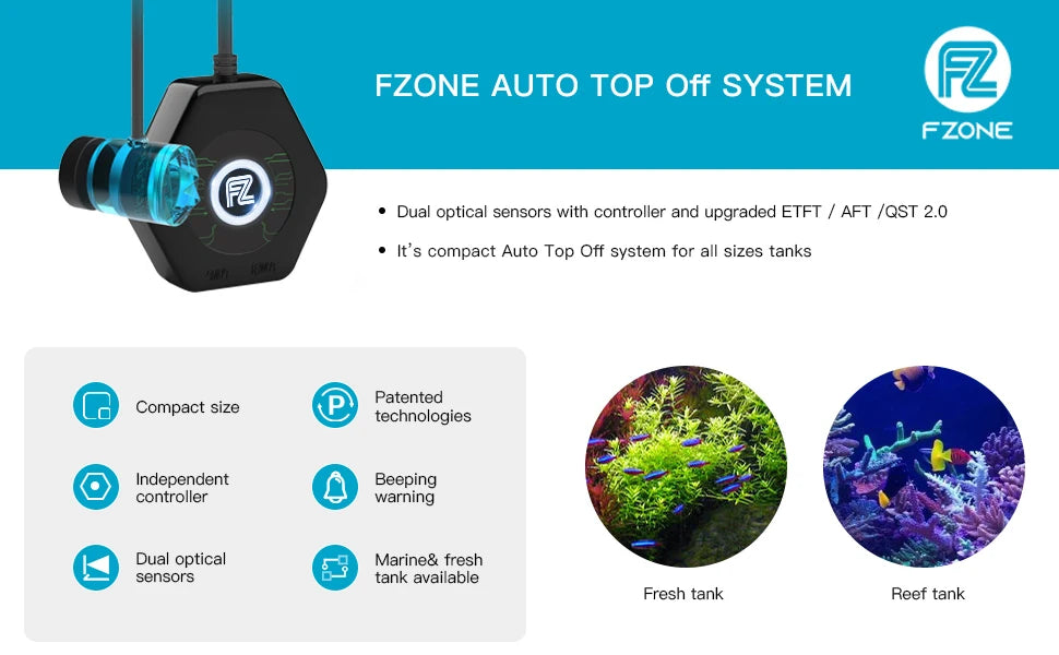 Automatic Water Level Top-Off System for Aquariums