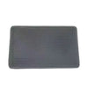 A gray double-layer cat litter mat with a waterproof base.