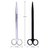 Stainless steel aquarium cleaning tool set with scissor-like blades and handles
