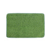 A rectangular, green, artificial grass mat designed for dog use.