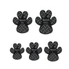 A pack of four dog anti-slip paw grips in various sizes, including XS, S, M, and L.