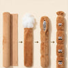Three-layer craftsmanship showing the steps of making a durable dog chew toy from fabric to sealed seams