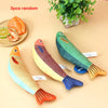 Three random lifelike 3D catnip fish plush toys in various colors and shapes