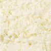 Flauschiges, hellbeiges Papierbettmaterial für Syrische Hamster.