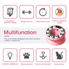 Pinke Multifunktionskatzenschale als Puzzle-Spielzeug für langsames Füttern und Verdauungshilfe.