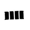 Three black sponge replacement filters for pet water fountains