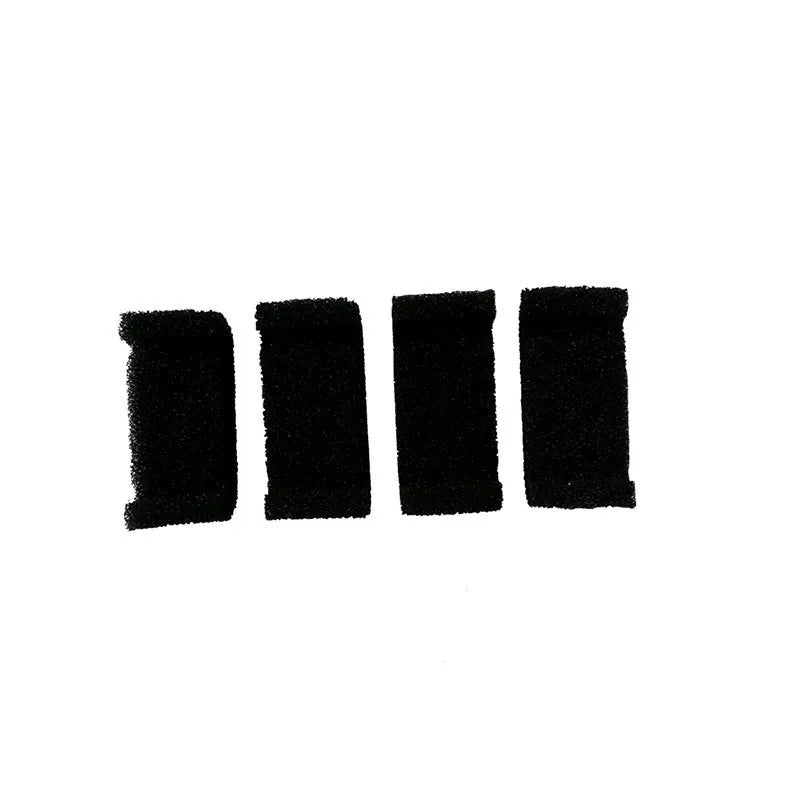 Three black sponge replacement filters for pet water fountains