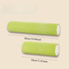 A light green cylindrical cat scratching board with a self-adhesive backing shown in two lengths.