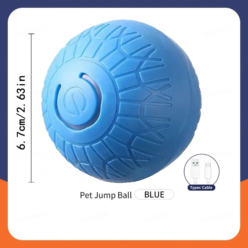 Blaues Hundespiel-Springseil mit Kabel für interaktiven Spiel
