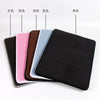 A set of black and colored double-layer cat litter mats displayed with color options labeled.