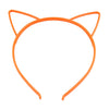 Orange cat ear headband for girls and kids