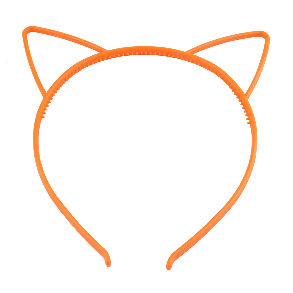 Orange cat ear headband for girls and kids