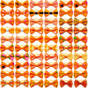 A collection of adorable pet hair bows in various colors and patterns tied with gentle rubber bands.