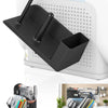 Schwarze seitlich montierte Tasse-Organizer für Ninja-Slushie-Maschinen mit mehreren Fächern