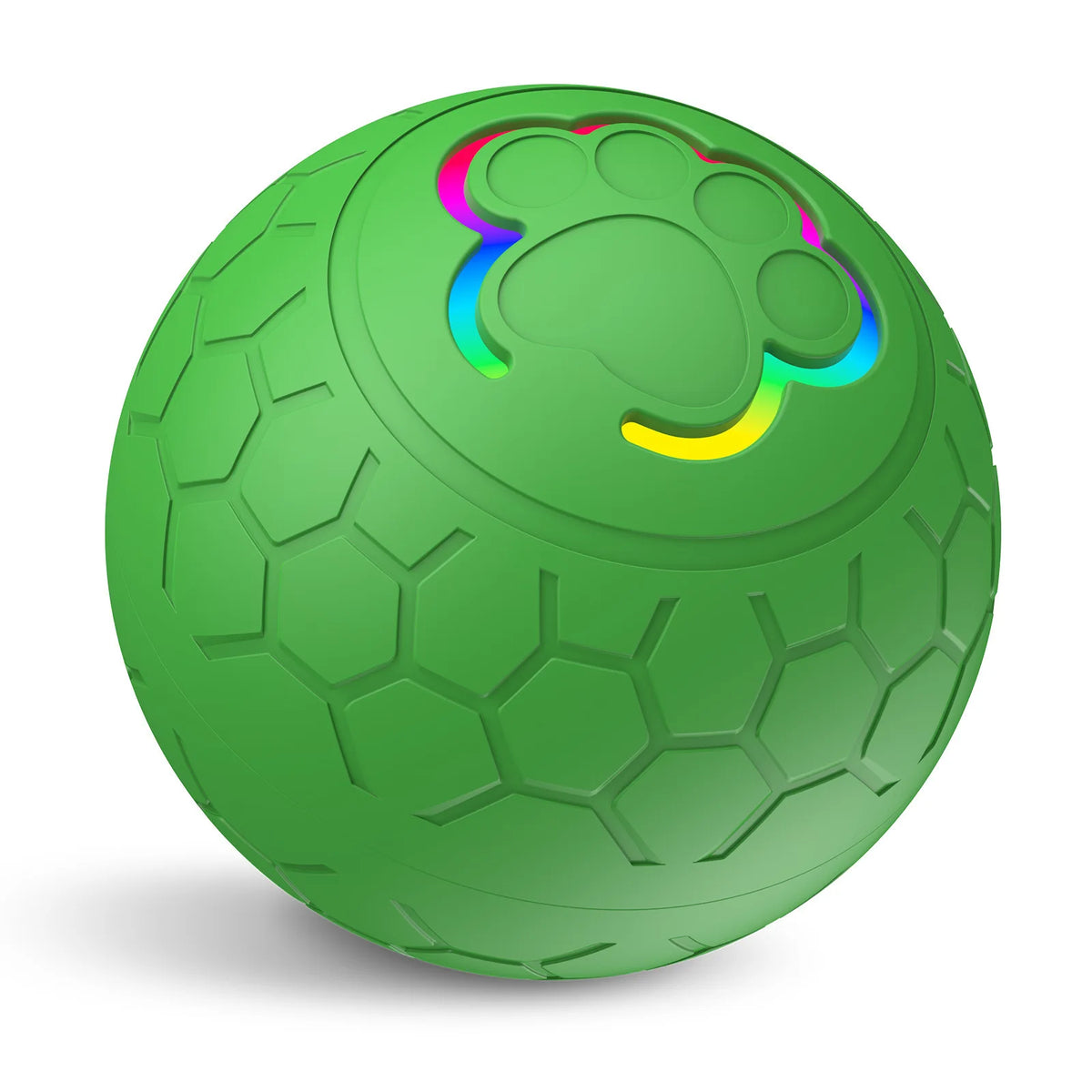 Gr ballsinter elektronisches Haustierball mit Pfotenspuren-Design