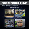 Image showing a submersible pump used for aquarium filtration, fountain of ponds, water flow landscaping, and decorative item