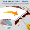 A soft professional blade squeegee wipes water from glass and non-glass surfaces.