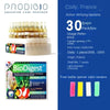 Un ensemble de solutions de booster d'eau pour aquariums Biodigest et produits connexes pour les soins aquatiques.