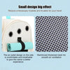 A white ventilated cat carrier backpack showing an air outlet design and reinforced mesh for smooth air ventilation.