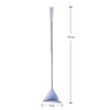 A stainless steel aquarium cleaning tool with a long handle and a pointed cleaning tip.
