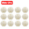 Twelve white reusable lint catchers for laundry