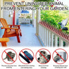 Prevent unwanted animals from entering your garden using bendable outdoor bird and pest repellent spikes.