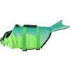 Neongrüner und türkiser Meerjungfrauen-Stil-Dog-Life-Jacket zum Schwimmen