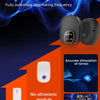 Two black ultrasonic devices are shown with text highlighting features like variable frequency and full automatic alternating